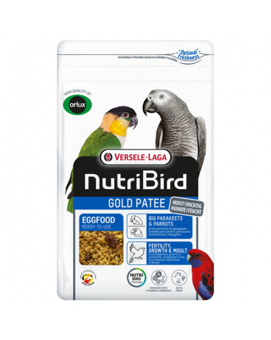 VERSELE-LAGA NUTRIBIRD GOLD PATEE GROTE PARKIETEN EN PAPEGAAIEN 1 KG