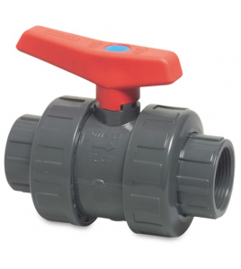 PROFEC KOGELKRAAN PVC-U 3/4" BINNENDRAAD 10BAR DN20 GRIJS TYPE 2050 PROFEC KOGELKRAAN PVC-U 3/4" BINNENDRAAD 10BAR DN20 GRIJS TYPE 2050