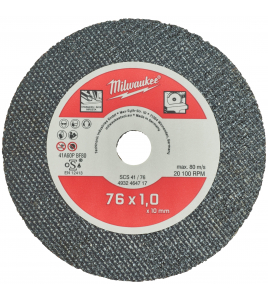 DOORSLIJPSCHIJF METAAL SCS41 76 X 1 MM DUN (5 STUKS)