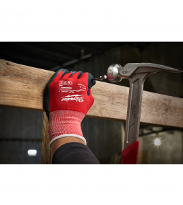 GEDIPTE WERKHANDSCHOENEN SNIJKLASSE 1/A - M/8 - 1 PAAR