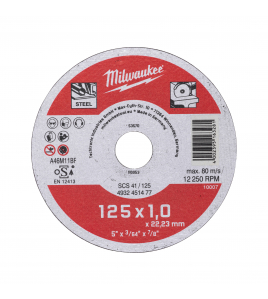 DOORSLIJPSCHIJF METAAL CONTRACTOR SCS41 125 X 1 MM DUN DOORSLIJPSCHIJF METAAL CONTRACTOR SCS41 125 X 1 MM DUN