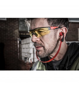 VEILIGHEIDSBRIL GEEL - KRASWEREND &amp; ANTI-CONDENS - 1 STUK