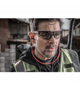 VEILIGHEIDSBRIL GRIJS - KRASWEREND &amp; ANTI-CONDENS - 1 STUK