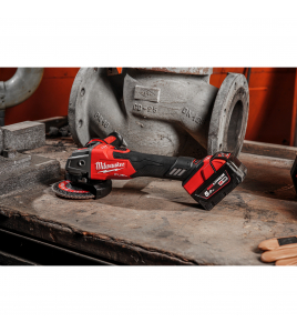 M18 FUEL HAAKSE SLIJPER 125 MM, VARIABEL, GEREMD, SCHUIFSCHAKELAAR M18 FUEL HAAKSE SLIJPER 125 MM, VARIABEL, GEREMD, SCHUIFSCHAKELAAR