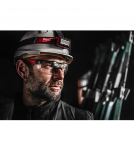 VEILIGHEIDSBRIL HELDER - KRASWEREND &amp; ANTI-CONDENS - 1 STUK