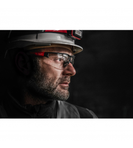 VEILIGHEIDSBRIL HELDER - KRASWEREND &amp; ANTI-CONDENS - 1 STUK