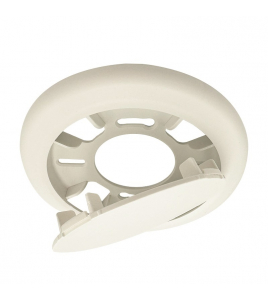 PLAFOND AFDEKPLAAT ROND 2-DELIG WIT