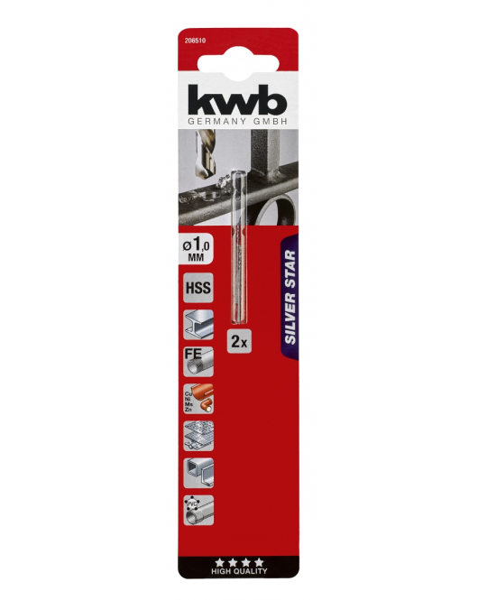 KWB 2 HSS SILVER STAR 1,0 KAART