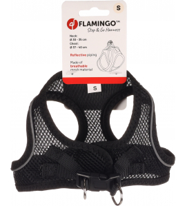 HOND HARNAS STEP&amp;GO BENTO ZWART S 30-35CM 37-40CM