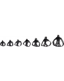 HOND HARNAS STEP&GO BENTO ZWART M 30-35CM 41-44CM