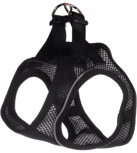 HOND HARNAS STEP&amp;GO BENTO ZWART L 32-37CM 42-46CM