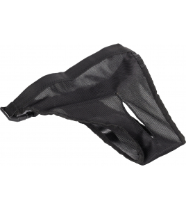 HONDENSLIP PLASTIC GESP XL ZWART + 4 INLEGKRUISJES