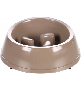 EETPOT MANGI SLOW FEEDER TAUPE MELAMINE 500ML