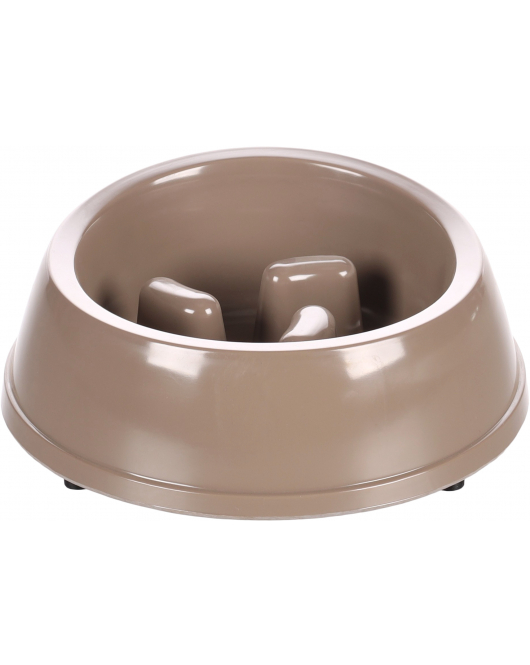 EETPOT MANGI SLOW FEEDER TAUPE MELAMINE 500ML