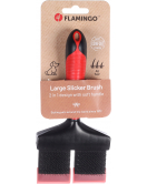SLICKERBORSTEL ZACHT+HANDV 2IN1 L