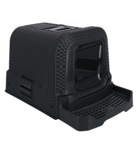 ADORI KATTENTOILET RATTAN 41X42X69 CM ANTRACIET