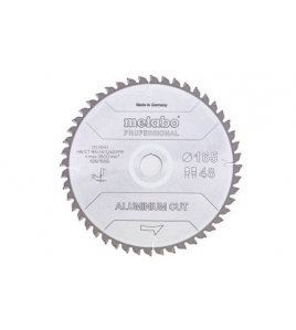 METABO CIRKELZAAGBLAD ALUMINIUM CUT PROF &#216; 165 MM, 48 TANDS