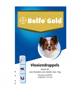 BOLFO GOLD HOND 40 2 STUKS 0 - 4 KG