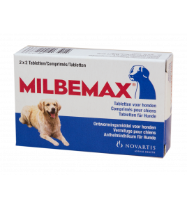 MILBEMAX TABLETTEN HOND GROOT 4 TABL. 5-75KG 4 ST