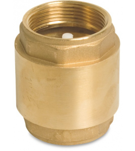 TERUGSLAGKLEP VEERBELAST MESSING 1 1/2&quot; BINNENDRAAD 10BAR TYPE 5