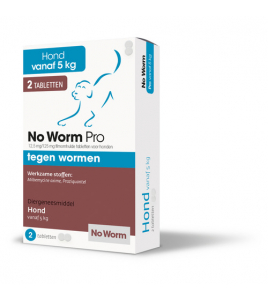 NO WORM PRO HOND 2 TAB VANAF 5 KG