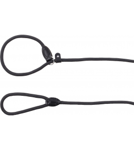 HOND ANTI-TREK LOOPLIJN ALPS ZWART 1,65M 12MM