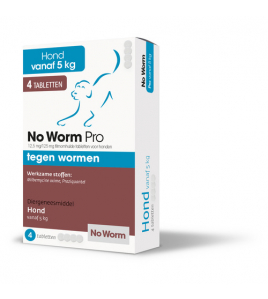 NO WORM PRO HOND 4 TAB VANAF 5 KG