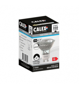 CALEX REFLECTOR GU10 HALOGEN LOOK SMD 220-240V 4.9W 350LM 2100K DIMBAAR MET LED DIMMER