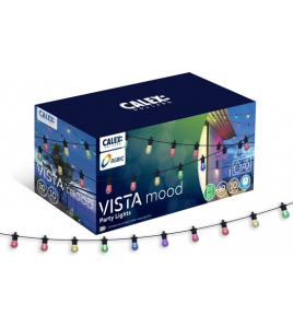 CALEX VISTA PARTY LIGHTS 10 BULBS 10M (INCL. 5M LEAD WIRE) RGBIC+CCT - EXTENDABLE CALEX VISTA PARTY LIGHTS 10 BULBS 10M (INCL. 5M LEAD WIRE) RGBIC+CCT - EXTENDABLE