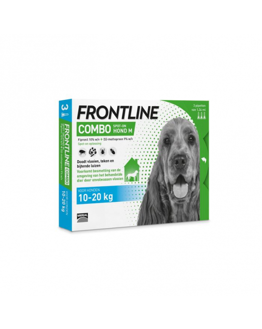 FRONTLINE COMBO HOND M 10-20 KG 3 PIPET