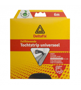 TOCHTSTRIP ZELFKLEVEND UNIVERSEEL TP ZWART 6 M X 9 MM X 7 MM
