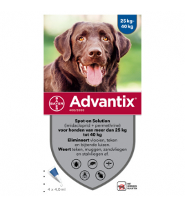 ADVANTIX SPOT ON 400 4 ML 25-40 KG