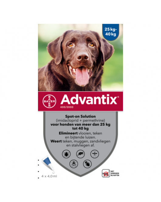 ADVANTIX SPOT ON 400 4 ML 25-40 KG