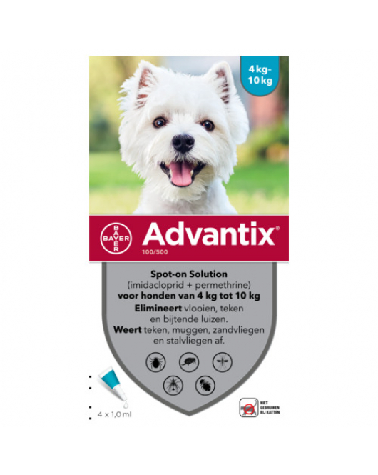 ADVANTIX SPOT ON 100 1 ML 4-10 KG