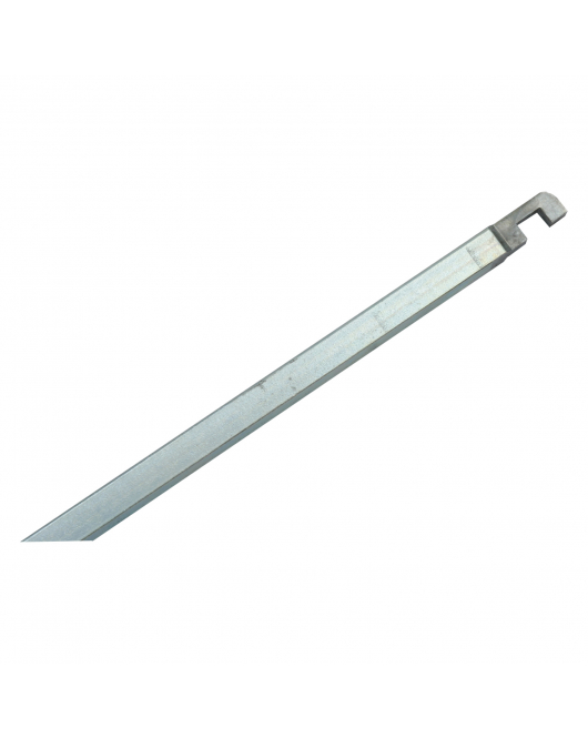 STAAF 13-250CM STAAF VOOR POMPESPAGNOLET 13V, LENGTE 250 CM, VERZINKT.