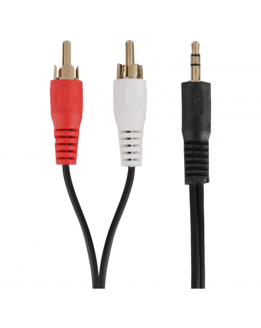 QL TULP KABEL 1STE/2RCA MA-MA RD/WT 5M