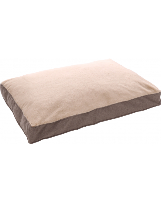 KUSSEN ESMO RECHTHOEKIG BEIGE MET RAND 100X70X12CM