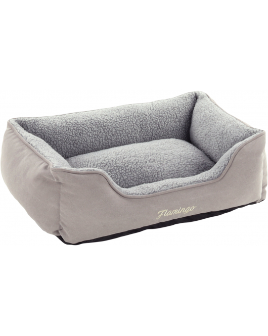 MAND ALISHA RECHTHOEKIG GRIJS 65X45X20CM