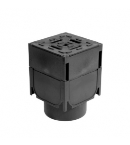 ACO HOEKSTUK, SLOTLINE/HEXALINE, PE, +PE SLEUF,A15,14,6CM