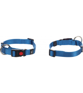 HOND HALSBAND ZIGGI BLAUW M 40-55CM 20MM