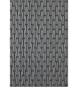 VLIEGENGORDIJN VERSPRINGEND ZILVER 90X210CM