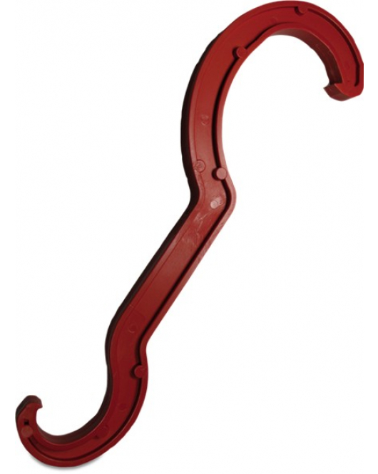 SLEUTEL PE THYLEENKOPPELINGEN 16-63 MM ROOD