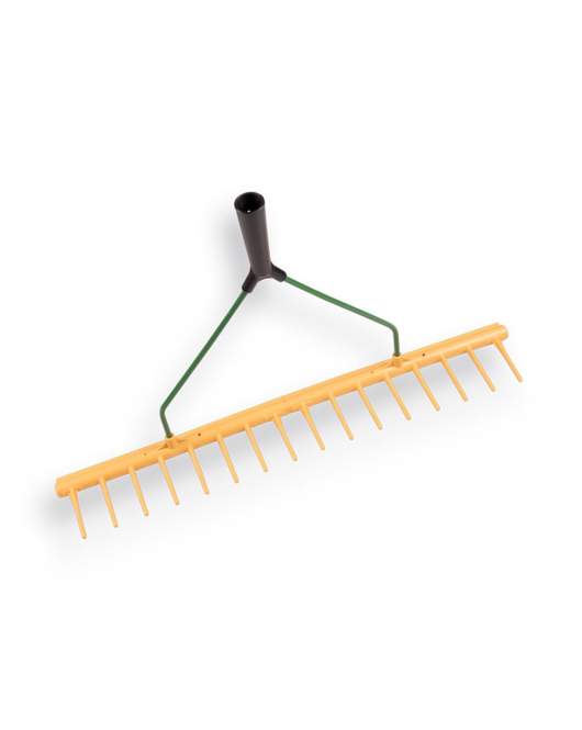 HOOIHARK JOST KUNSTSTOF, 16 TANDEN, RECHT MODEL, MET EGALISEERSTRIP, Z