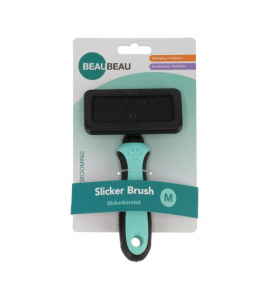 BEAUBEAU SLICKERBORSTEL 12,5X19,5 CM MEDIUM