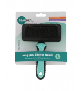 BEAUBEAU SLICKERBORSTEL LANGE TAND 12X18 CM LARGE