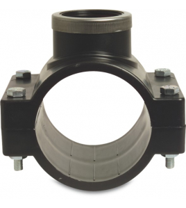 AANBOORZADEL PP 25 MM X 3/4" KLEM X BINNENDRAAD 16BAR ZWART AANBOORZADEL PP 25 MM X 3/4" KLEM X BINNENDRAAD 16BAR ZWART