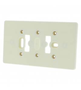 M UNI OPB MONTAGEPLAAT 2V CR