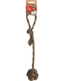 HS KATOEN JOE TREKTUIG+KNOOPBAL CAMOUFLAGE 40CM