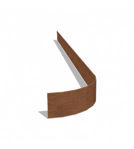 CORTENSTAAL KANTOPSLUITING FLEX GEPLET 13 CM (LENGTE 240 CM)