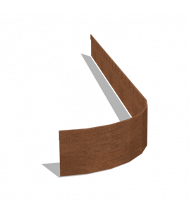 CORTENSTAAL KANTOPSLUITING FLEX GEPLET 13 CM (LENGTE 150 CM)